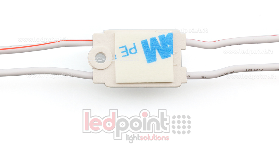 Módulo led 2835, 0,5W 24V, blanco frío 6000-6500K, IP65 con lente 175° ModD-600-01832