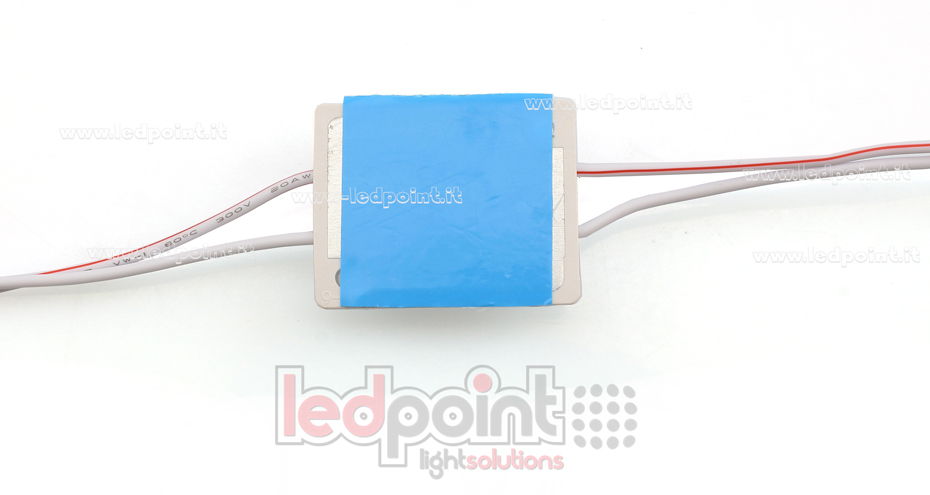 Módulo led 3030 Philips 2,4W 12V blanco frío 6000-7000K, IP65 con lente 18°*45° ModD-600-01EP1