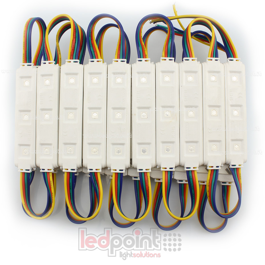 Módulo led RGB 12V 0,72W IP65 ModD-RGB-03511