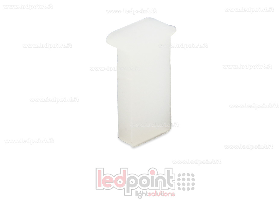 Tapa final sin agujero para Neon Flex 4x8.8mm N4S1-ENC-N