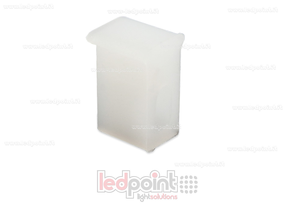 Tapa final con agujero para Neon Flex 4x8,8mm N4S1-ENC-W