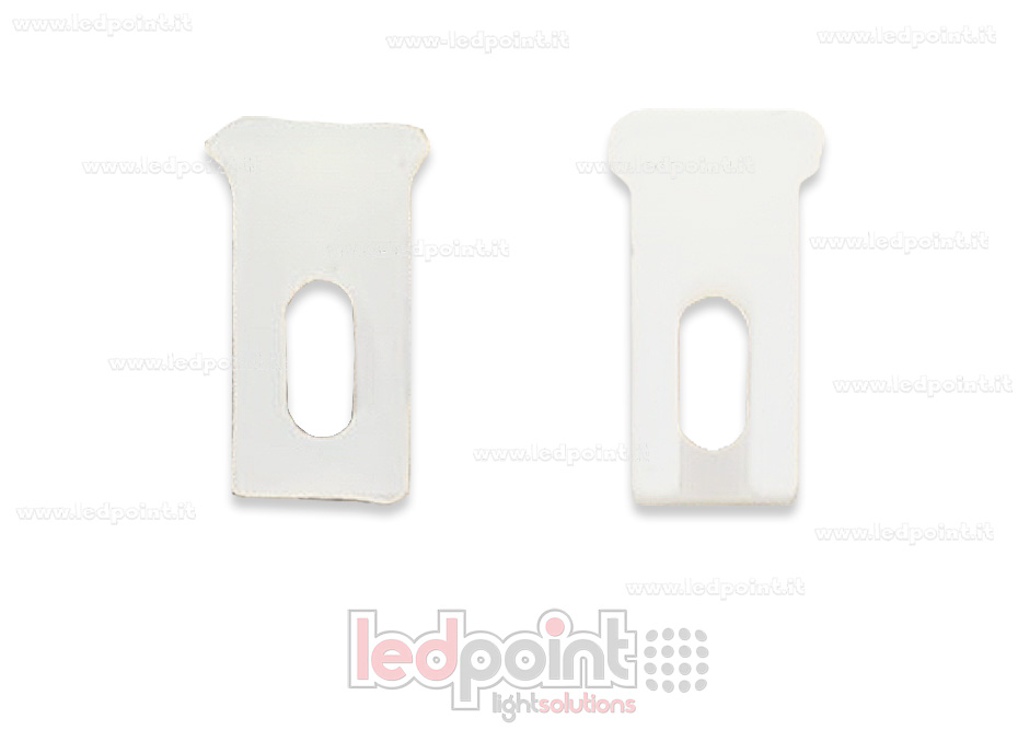 Tapa final con agujero para Neon Flex 4x8,8mm N4S1-ENC-W