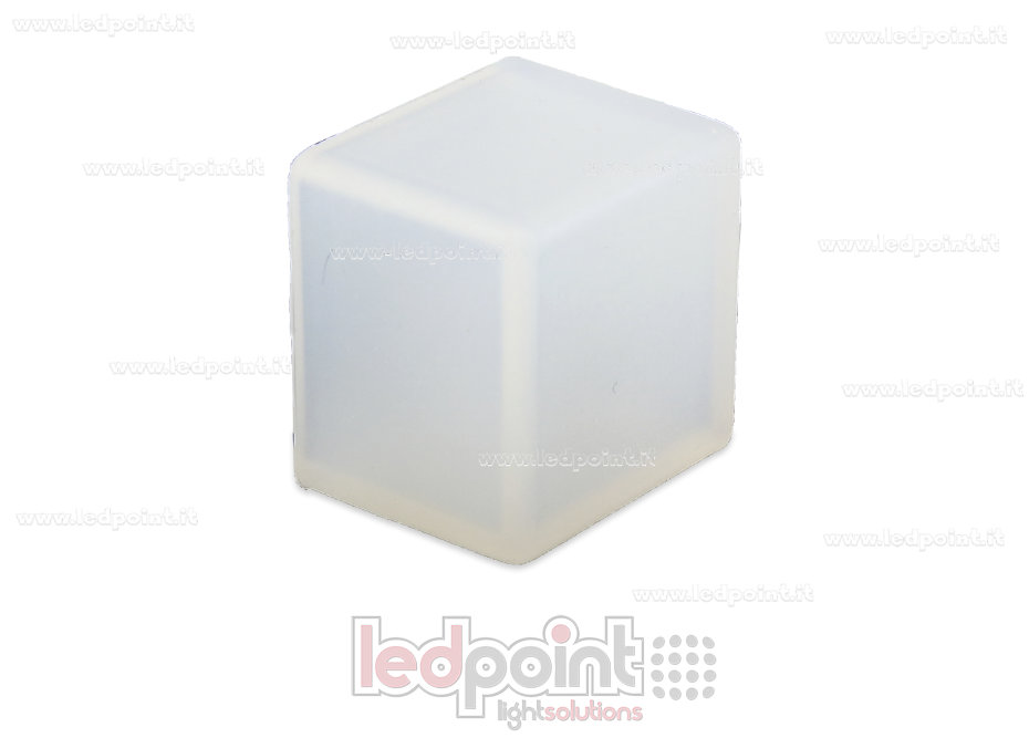 Tapa final para Led Neon Flex 12x12mm NEO-1212-ENC-N