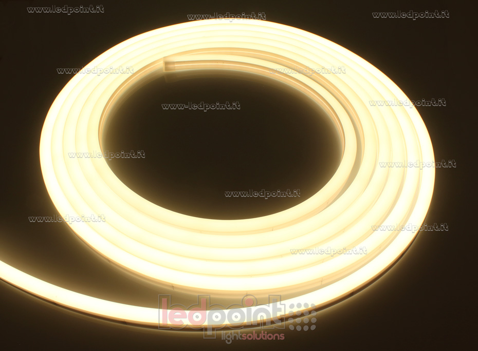 Led Neon Flex 2835 24V IP67 3000K 160led/m NEO10ES-300-1608L2-5