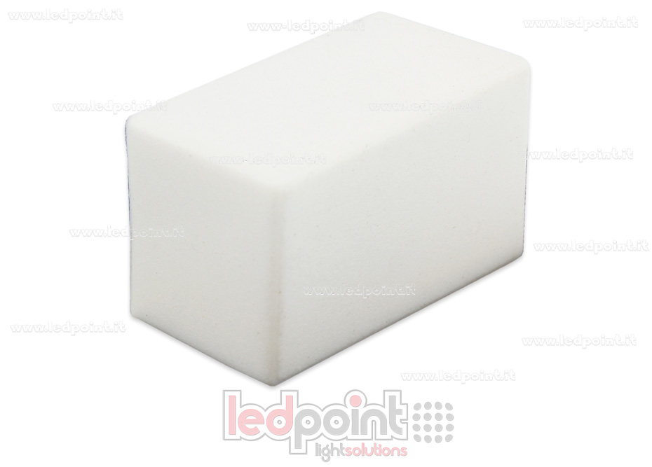 Tapa blanca para Led Neon Flex 11x20mm NEO11E-ENC-N