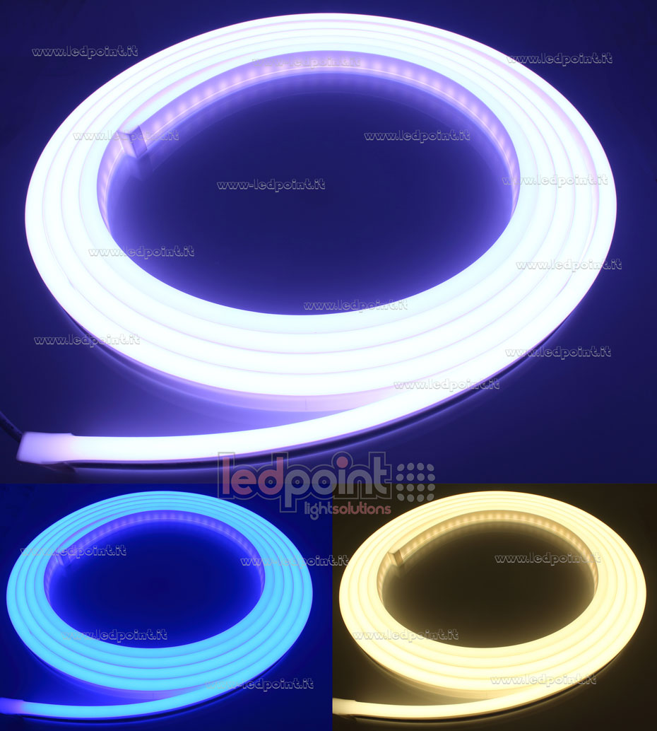 Led Neon Flex 5050 24V IP67 RGB+3000K 70led/m NEO11ES-R30-0705L2-5