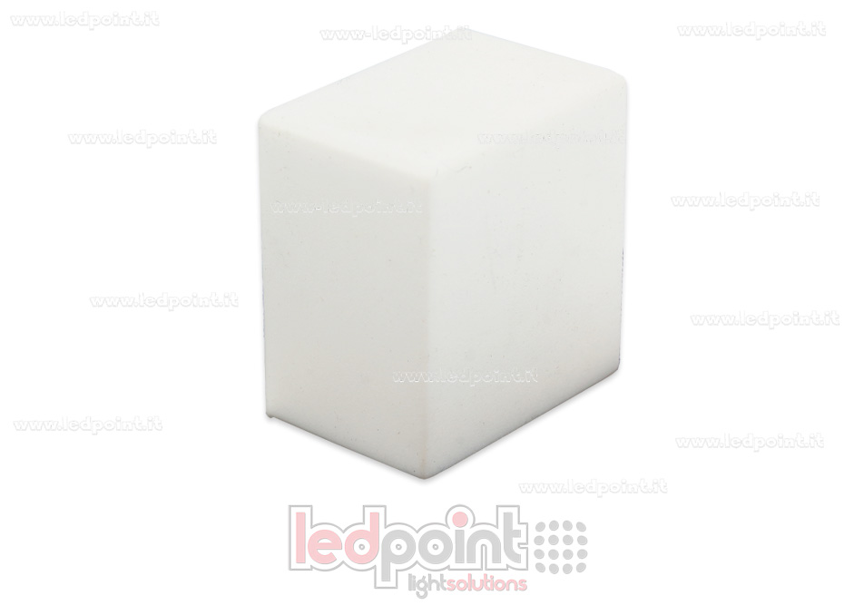 Tapa blanca para Led Neon Flex 16mm NEO16E-ENC-N