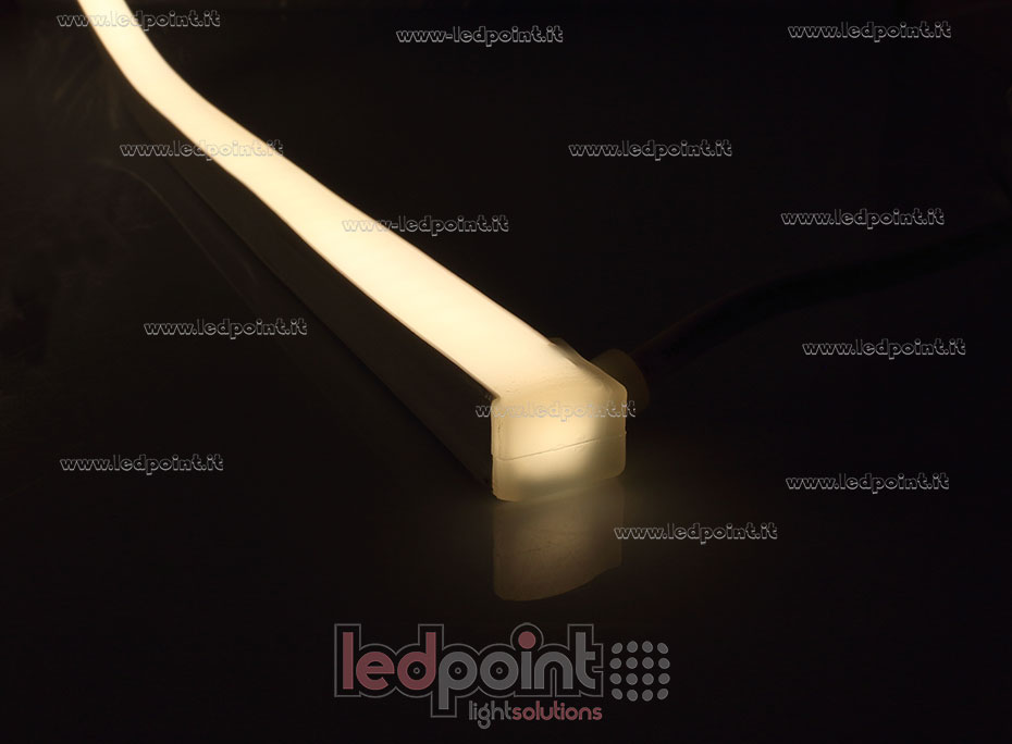 Led Neon Flex 3528 24V IP67 3000K 120led/m NEO17-300-A0312-10S