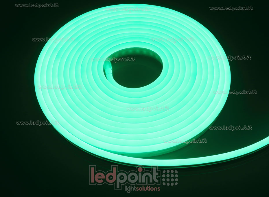Led Neon Flex 2835 24V IP65 %COLORE% 120led/m NEO6-GRE-120812-5