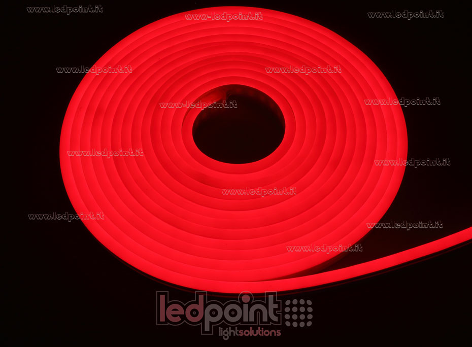 Led Neon Flex 2835 24V IP65 625nm 120led/m NEO6-RED-120812-5