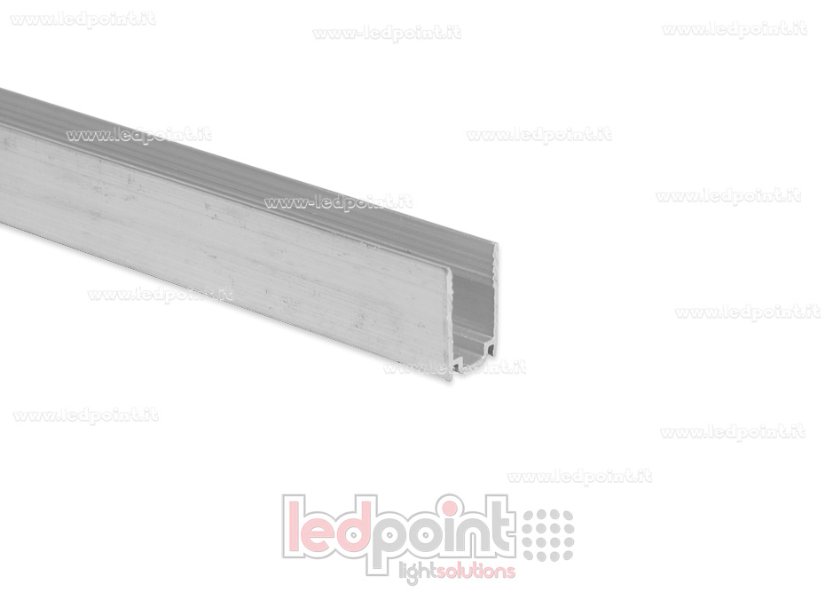 Barra de aluminio para fijar, 1m, para Led Neon Flex 6mm (NEO6LT) NEO6L-ACH