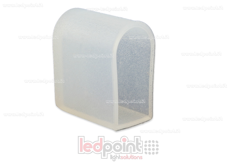 Tapa final para Led Neon Flex 8mm NEO8-ENC