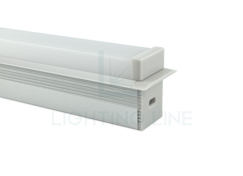Tapa para perfil en aluminio para tiras de led PRA-D01C-GP-X Tapa para perfil en aluminio para tiras de led PRA-D01C-GP-X