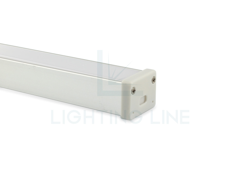Tapa para perfil en aluminio para tiras de led PRA-SL10-GP-W