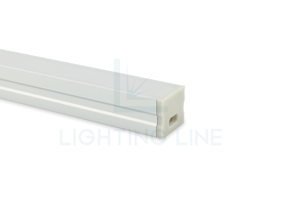 Tapa para perfil en aluminio para tiras de led PRA-SL05-GP-W