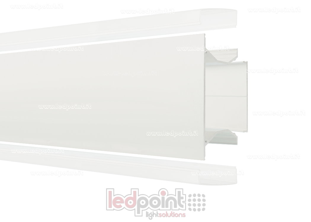 Perfil en aluminio para tiras de led PR-WALL9242