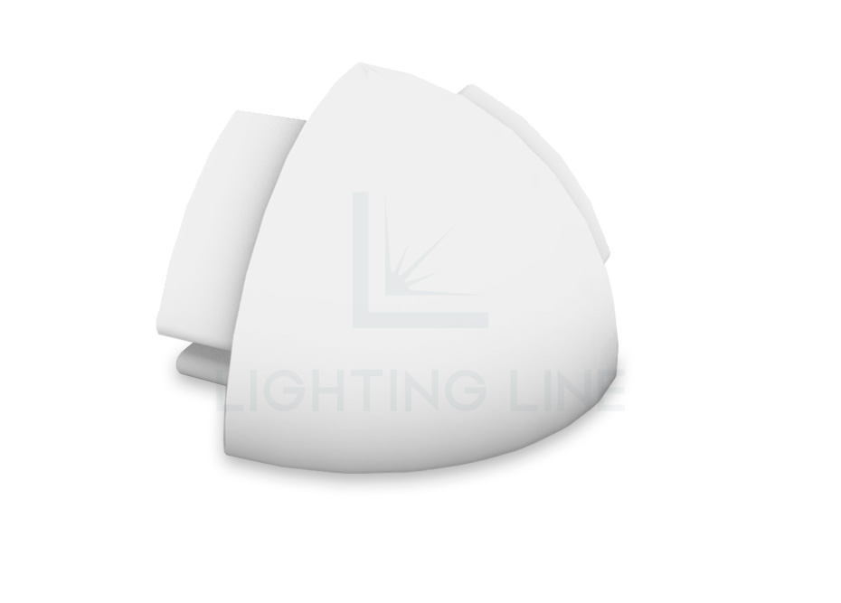 Tapa para perfil en aluminio para tiras de led PRA-A16L-ARI