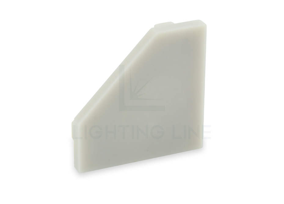 Tapa para perfil en aluminio para tiras de led PRA-AN01-GP-N
