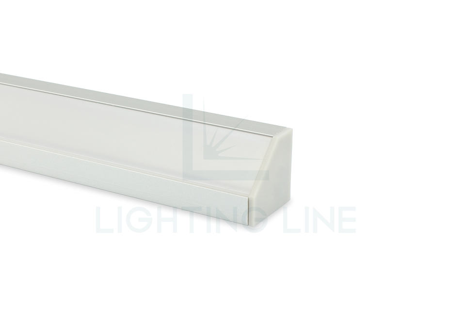Tapa para perfil en aluminio para tiras de led PRA-AN01-GP-N