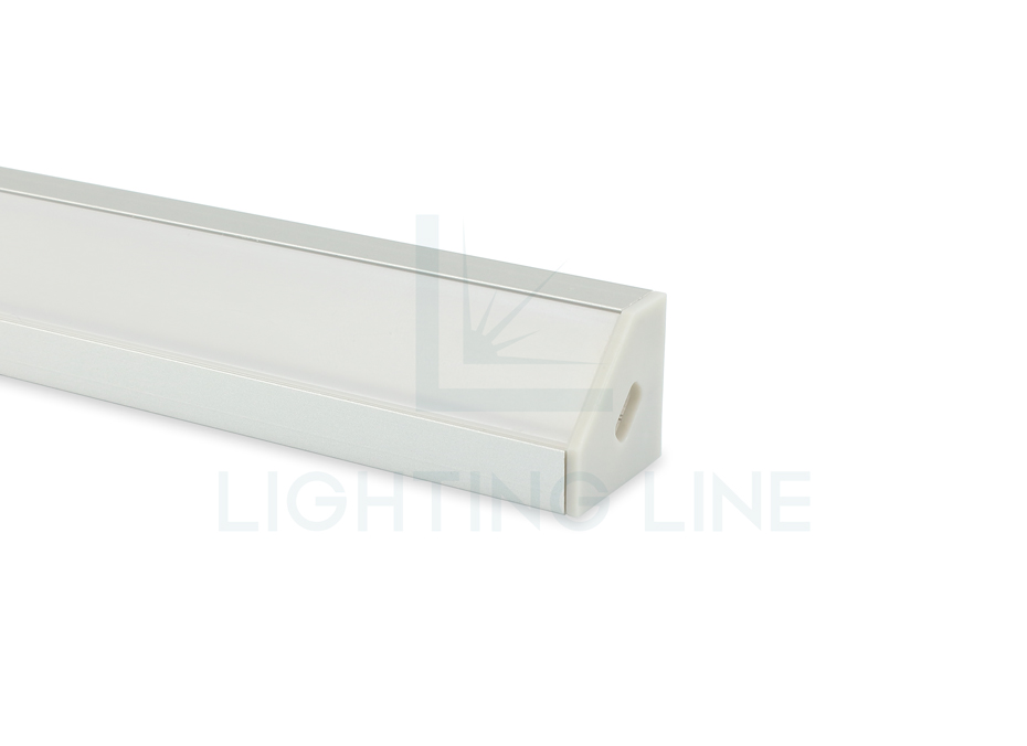 Tapa para perfil en aluminio para tiras de led PRA-AN01-GP-W Tapa para perfil en aluminio para tiras de led PRA-AN01-GP-W