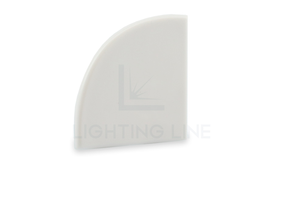 Tapa para perfil en aluminio para tiras de led PRA-AN0405-GP-N