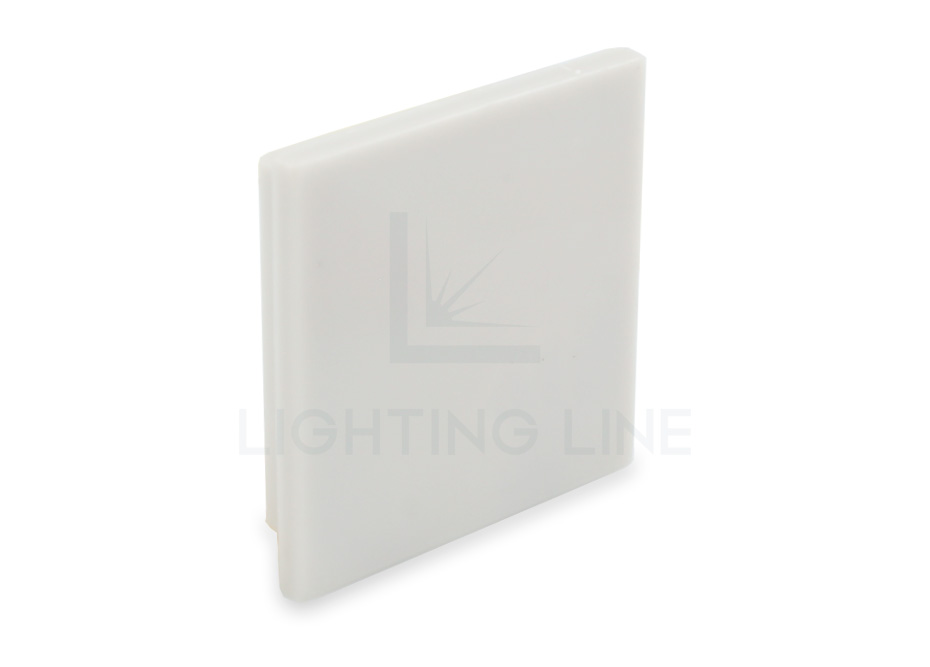 Tapa para perfil en aluminio para tiras de led PRA-AN0405L-GP-N