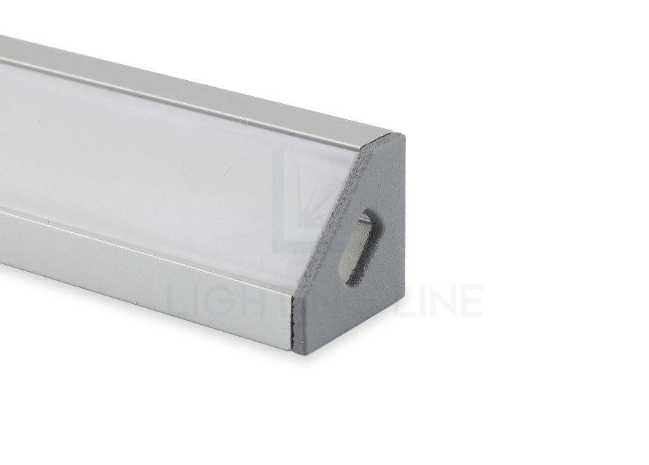 Tapa para perfil en aluminio para tiras de led PRA-AN07-GP-W Tapa para perfil en aluminio para tiras de led PRA-AN07-GP-W