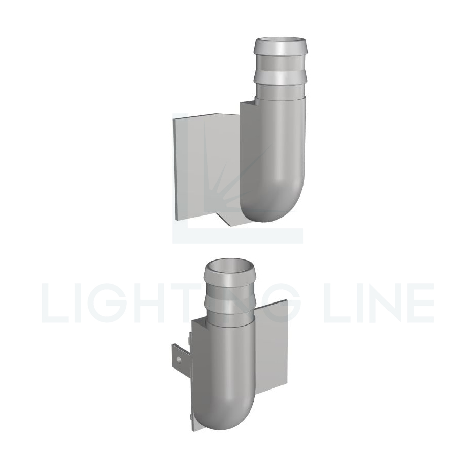 Tapa para perfil en aluminio para tiras de led PRA-CC01-3D-W25