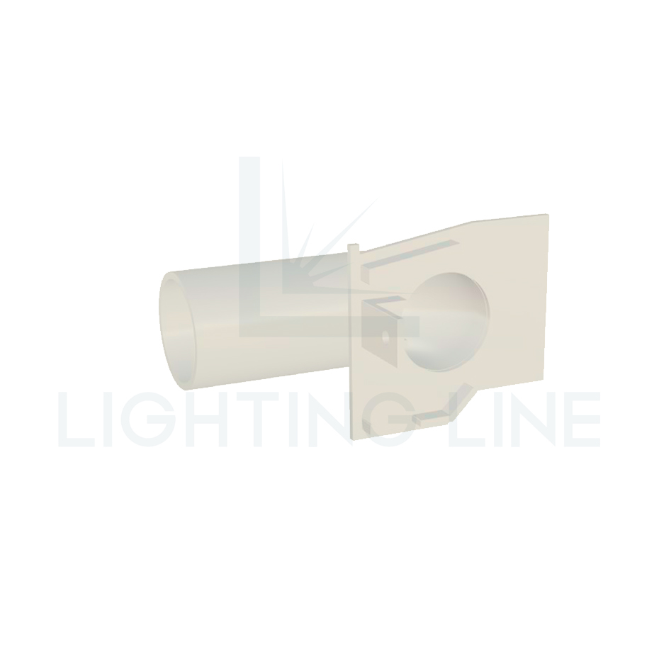 Tapa para perfil en aluminio para tiras de led PRA-CC01D-WP-W32