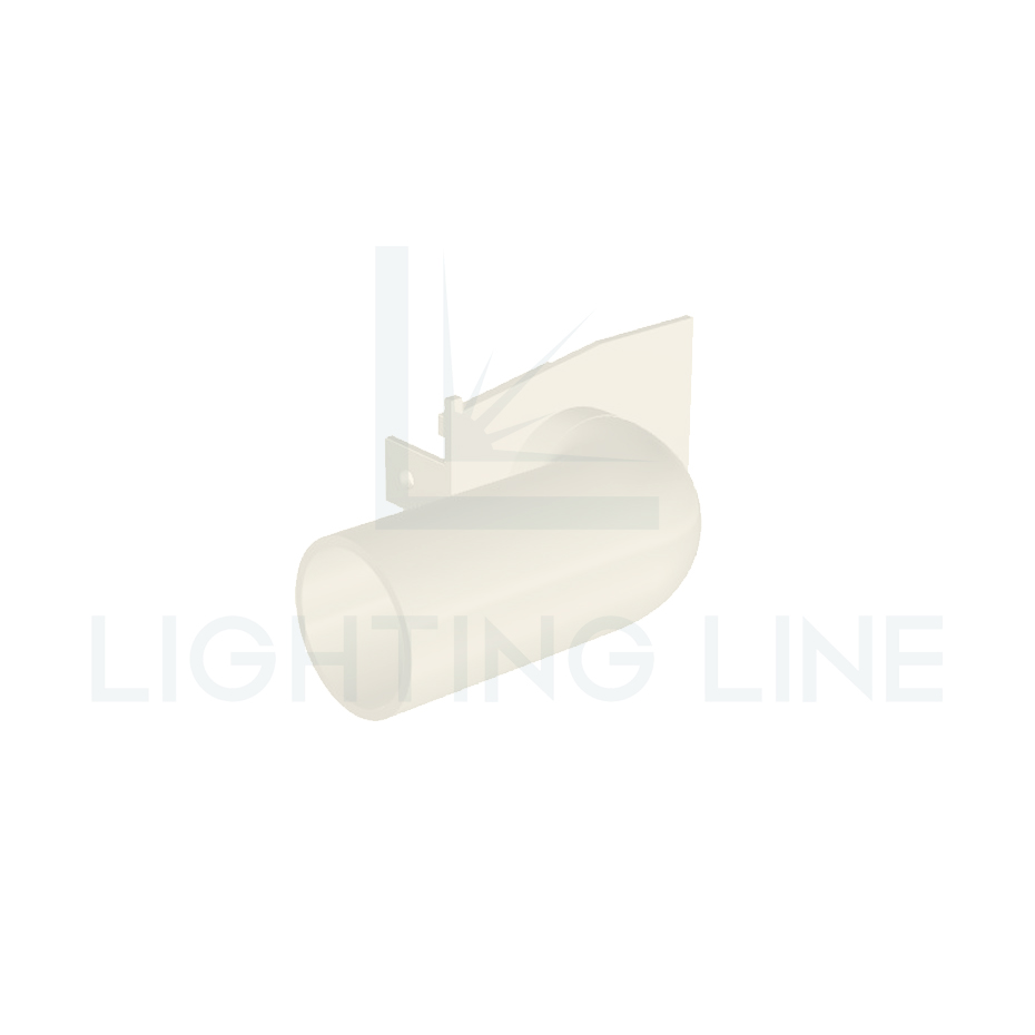 Tapa para perfil en aluminio para tiras de led PRA-CC01S-WP-W32