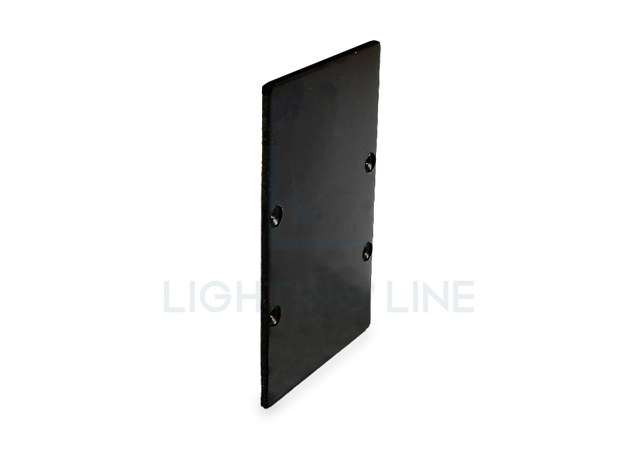 Tapa para perfil en aluminio para tiras de led PRA-CL02-BM-U