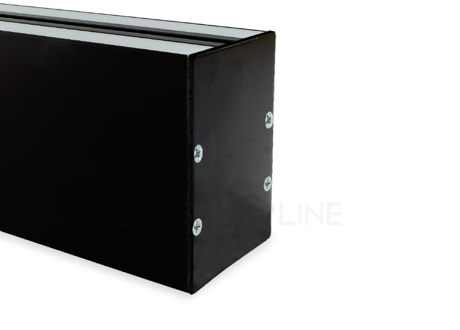 Tapa para perfil en aluminio para tiras de led PRA-CL02-BM-U