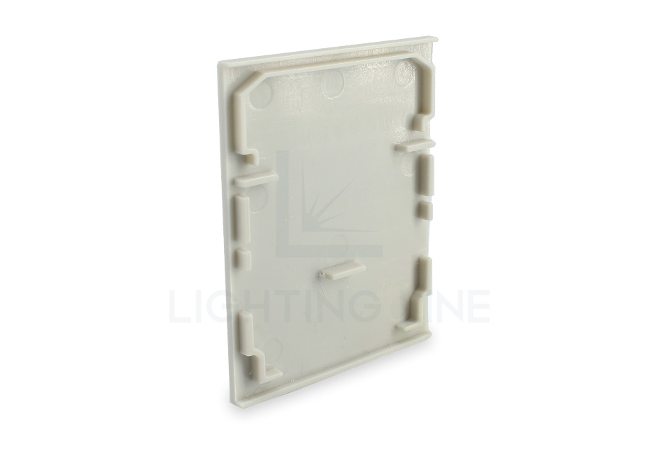 Tapa para perfil en aluminio para tiras de led PRA-CL04-GP-U