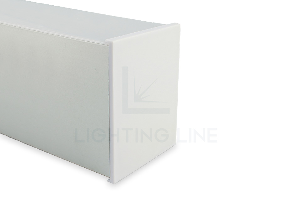 Tapa para perfil en aluminio para tiras de led PRA-CL04-WP-U