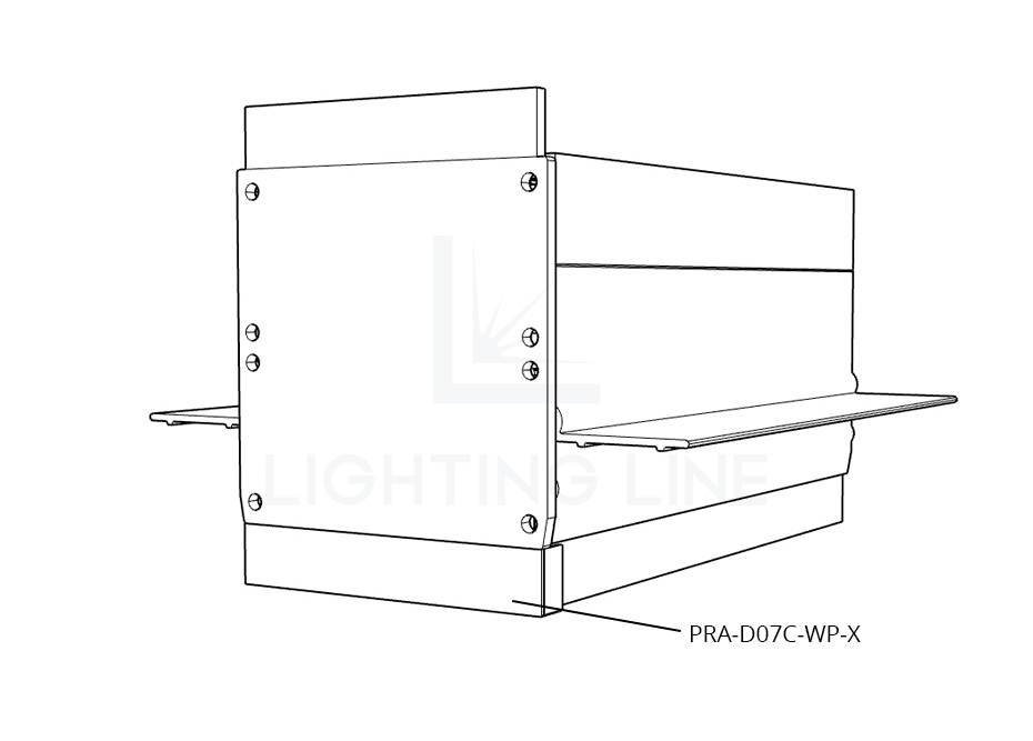 Tapa para perfil en aluminio para tiras de led PRA-D07C-WP-X Tapa para perfil en aluminio para tiras de led PRA-D07C-WP-X