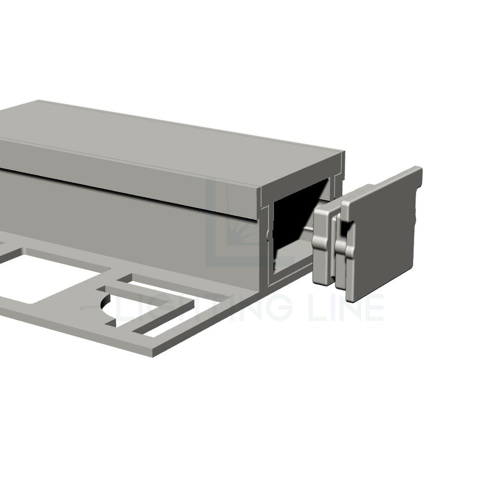 Tapa para perfil en aluminio para tiras de led PRA-D11W-WS-U Tapa para perfil en aluminio para tiras de led PRA-D11W-WS-U