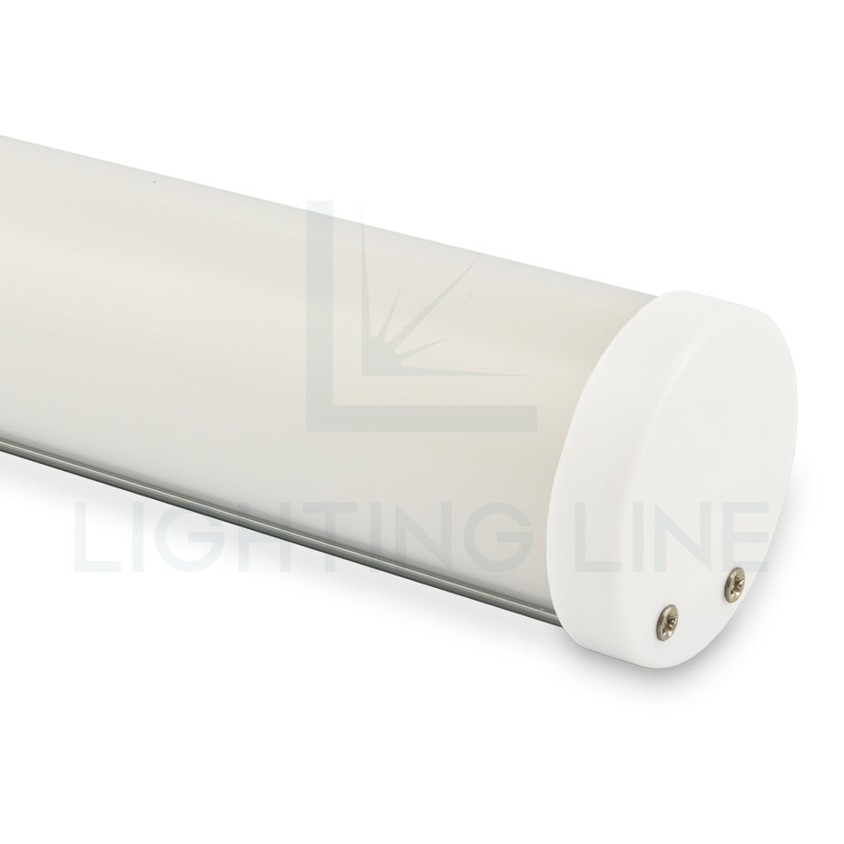Tapa para perfil en aluminio para tiras de led PRA-NE0102-WP-N