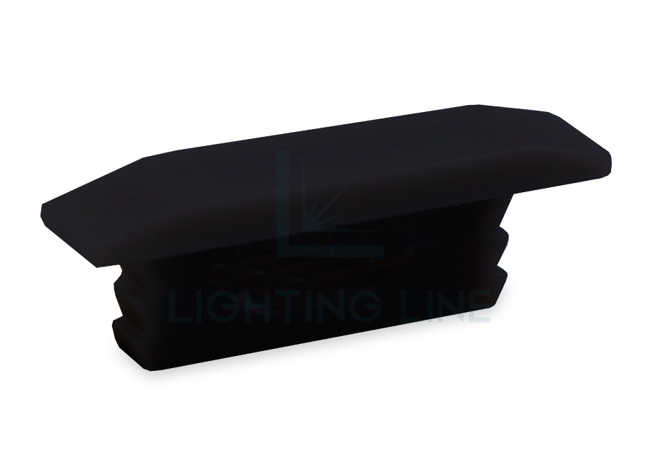 Tapa para perfil en aluminio para tiras de led PRA-RE01-BP-N