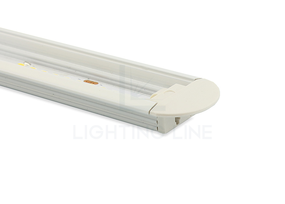 Tapa para perfil en aluminio para tiras de led PRA-RE01-WP-R
