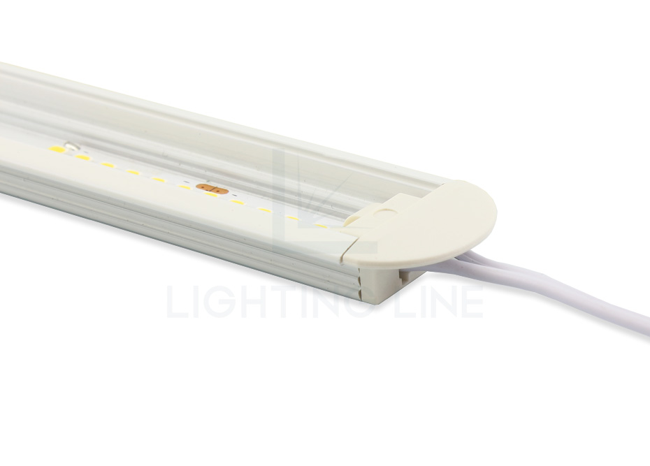 Tapa para perfil en aluminio para tiras de led PRA-RE01-WP-W100A