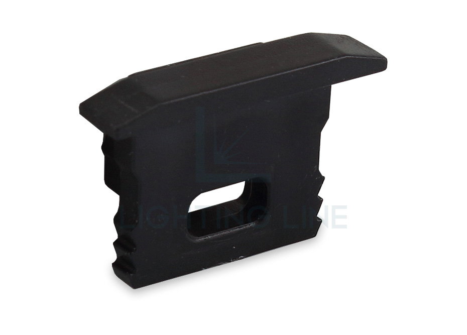 Tapa para perfil en aluminio para tiras de led PRA-RE02-BP-W
