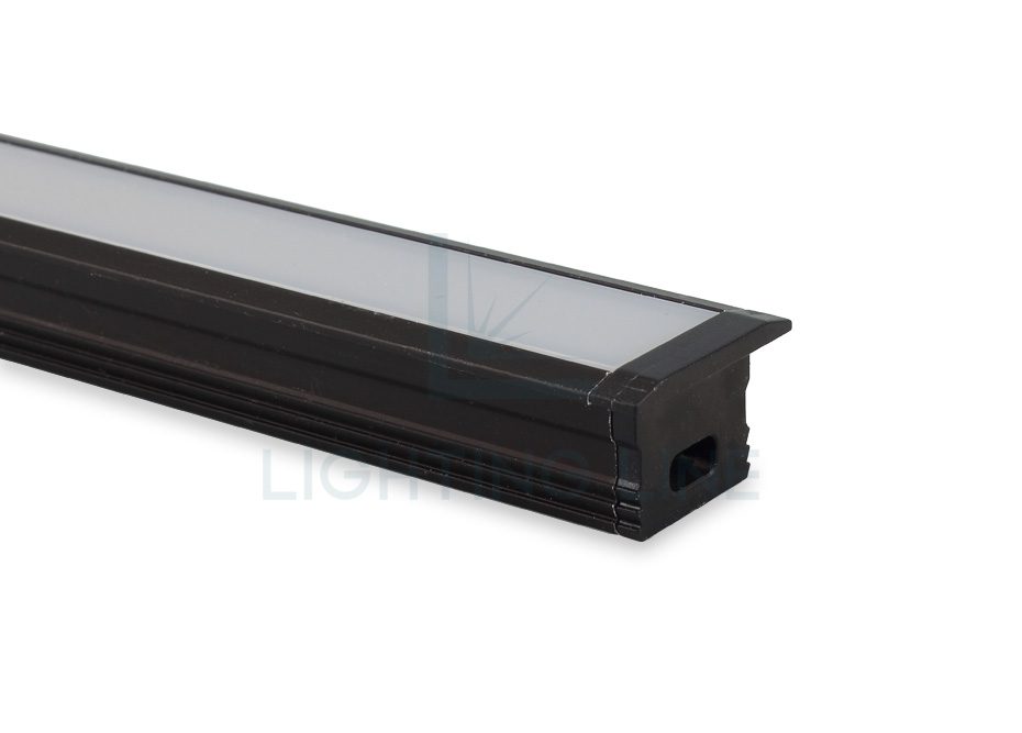 Tapa para perfil en aluminio para tiras de led PRA-RE02-BP-W