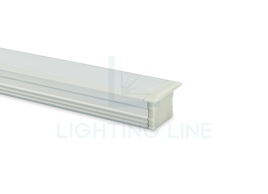 Tapa para perfil en aluminio para tiras de led PRA-RE02-GP-N Tapa para perfil en aluminio para tiras de led PRA-RE02-GP-N