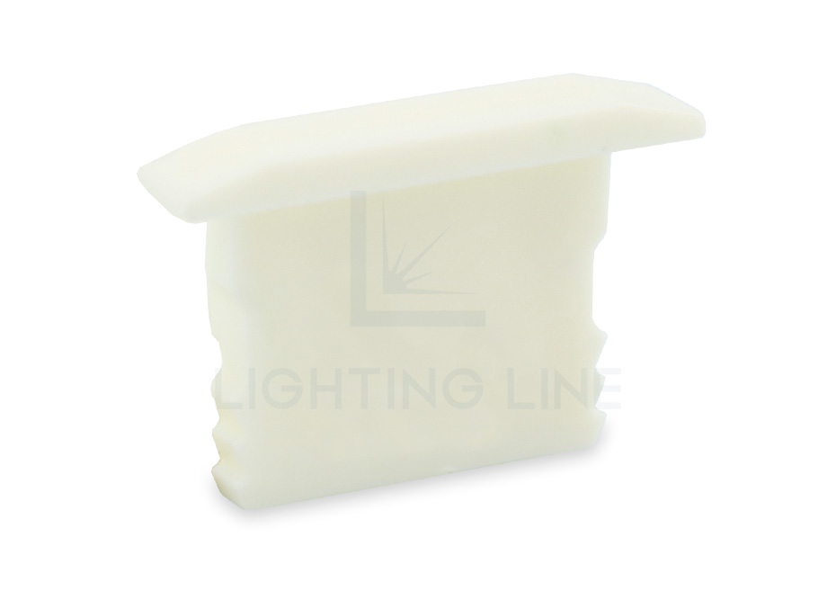 Tapa para perfil en aluminio para tiras de led PRA-RE02-WP-N