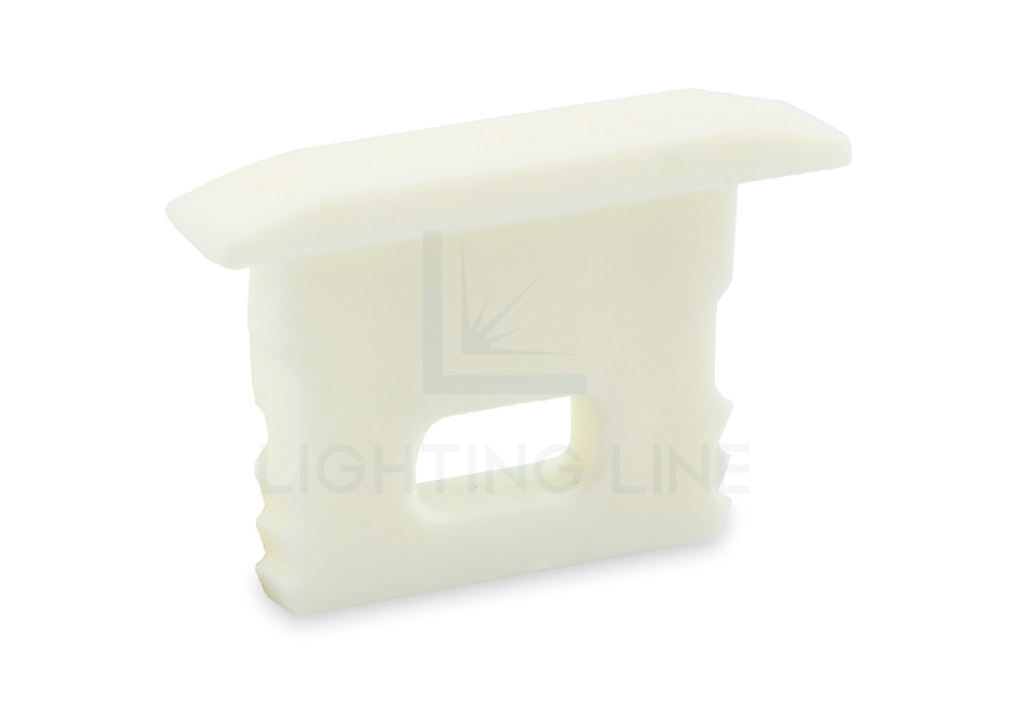 Tapa para perfil en aluminio para tiras de led PRA-RE02-WP-W
