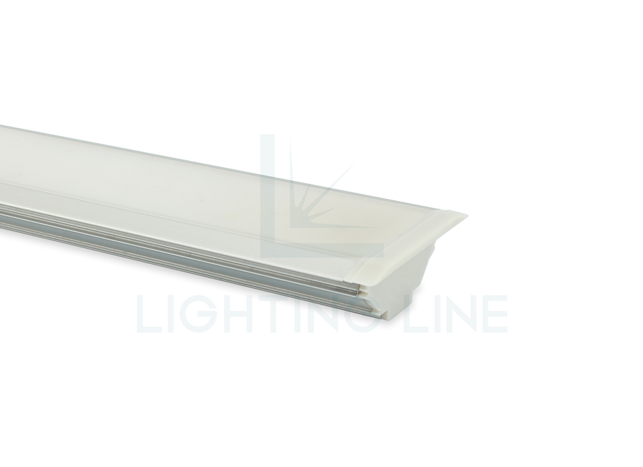 Perfil en aluminio para tiras de led PRA-RE03-GP-N