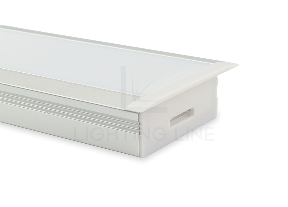 Tapa para perfil en aluminio para tiras de led PRA-RE04B-GP-W Tapa para perfil en aluminio para tiras de led PRA-RE04B-GP-W