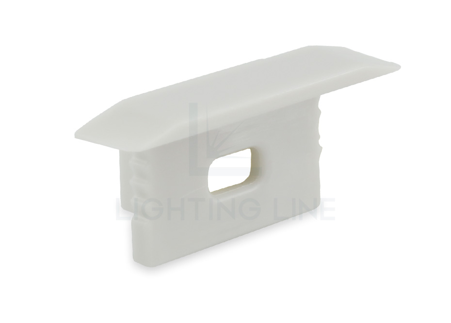Tapa para perfil en aluminio para tiras de led PRA-RE05-GP-W Tapa para perfil en aluminio para tiras de led PRA-RE05-GP-W