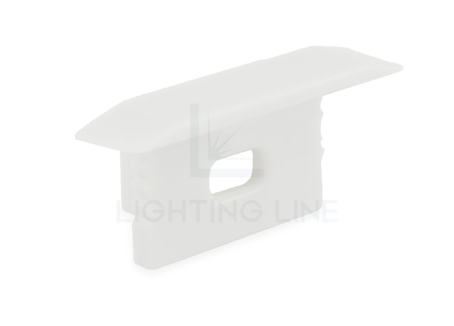 Tapa para perfil en aluminio para tiras de led PRA-RE05-WP-W