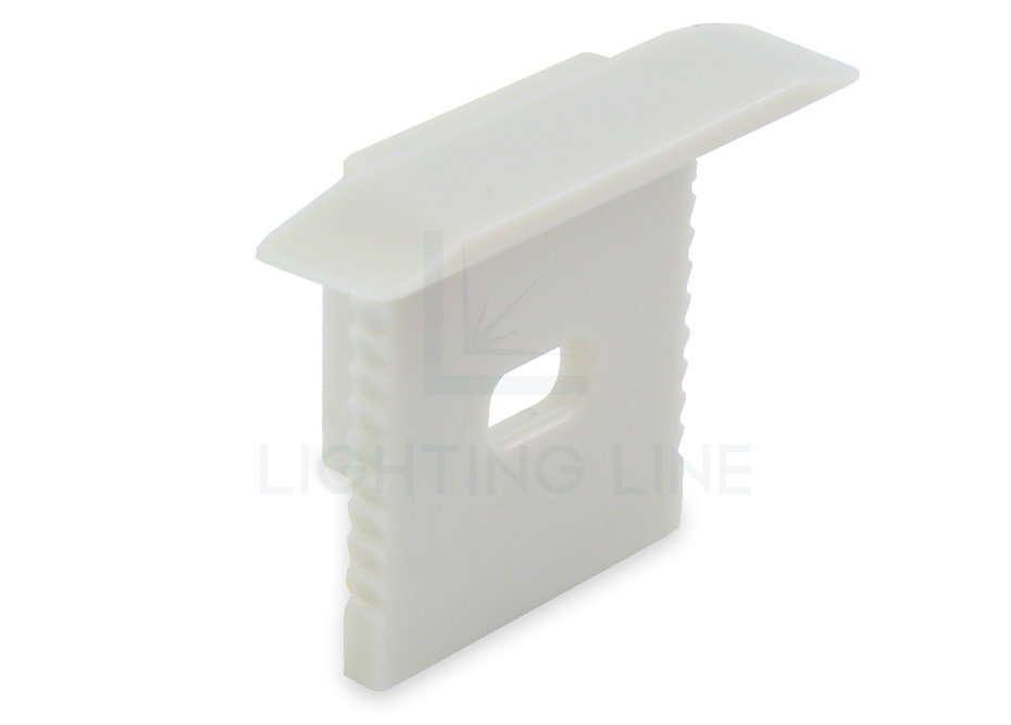 Tapa para perfil en aluminio para tiras de led PRA-RE06-GP-W Tapa para perfil en aluminio para tiras de led PRA-RE06-GP-W